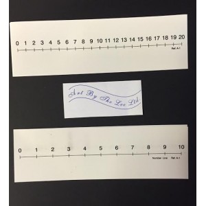 Table Top Number Lines Pack of 12