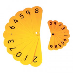 Counting Finger Fans pk of 10