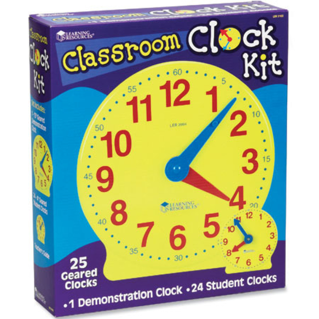 Classroom Clock Kit | Teaching Time Resource with 24 Student Clocks ...
