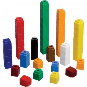 Counting Cubes 5 Pack of 100