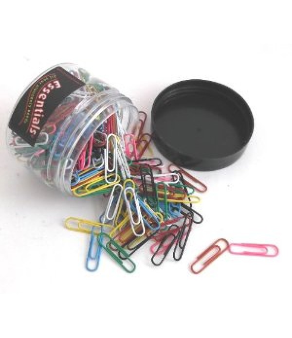 Paper Clips Coloured Jar Of 500
