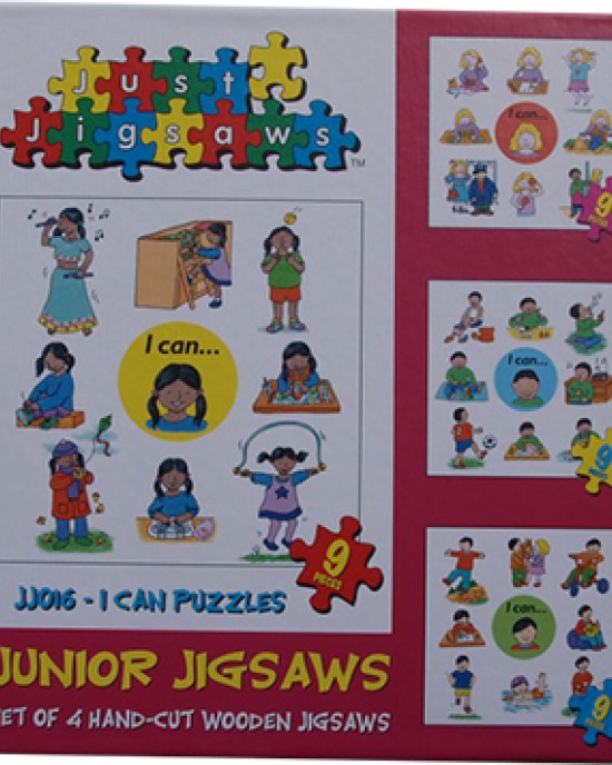 I Can Jigsaw Set Of 4 