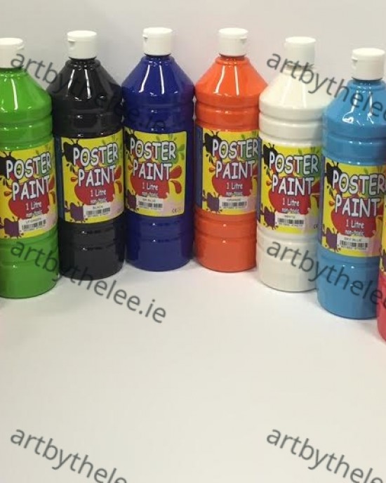 Poster Paint 12 X 500ml Product Available Online Only Amazing Value at €1.67 a bottle.