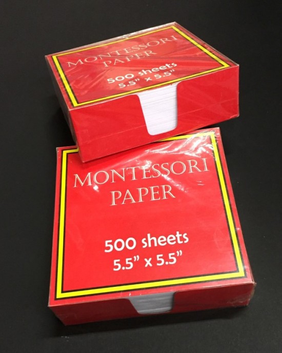 Montessori Paper